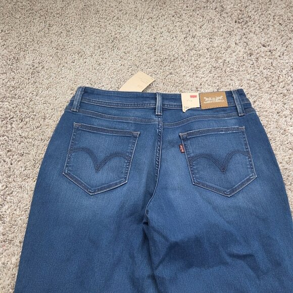 Levi's 529 Jeans Womens 14p Curvy Bootcut Denim Dark Wash Tags - Picture 8 of 8